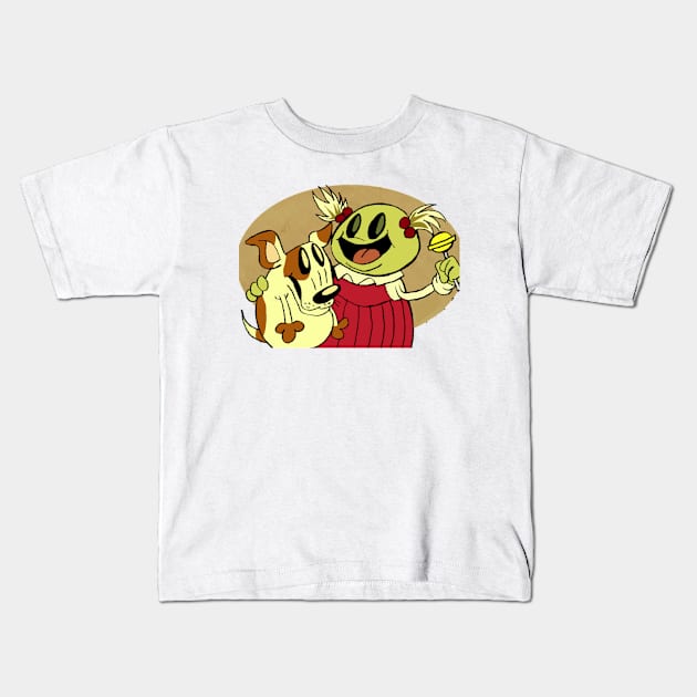 Cartoon is so funny and color Kids T-Shirt by Steven brown